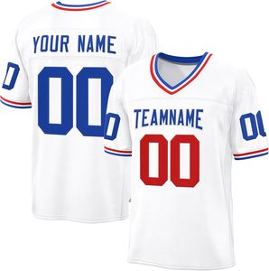Camiseta de Fútbol Americano, Tela Interlock, Impresión Completa, Nombre y Número del Equipo Personalizados, Proveedor de Fábrica, Uniforme Deportivo - Product Image 4