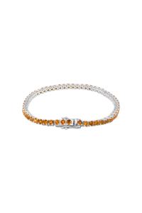Pulsera de Citrino en Plata de Ley 92.5 KLSB-20326 - Product Image 3