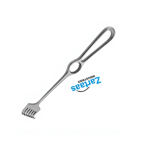 Rétracteurs chirurgicaux VOLKMANN en acier inoxydable de haute qualité, 6 dents, 21,5 cm, fabricant et exportateur d'instruments chirurgicaux. - Product Image 3