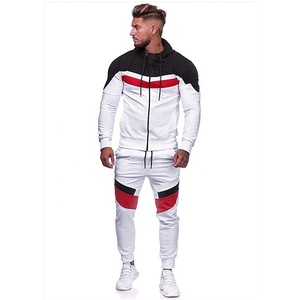 New Arrival Athletic Tracksuits Men's Fitness Wear Stylish Zipper Hoodie And Joggers Pants - Product Image 1