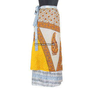 Fabricante de Faldas Largas Envolventes de Seda, Última Moda, Falda Larga Envolvente Sexy para Mujer/ Falda Larga Envolvente 100% Seda - Product Image 3