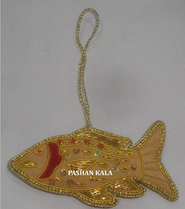 Latest Product and Best Quality Fabric Item Palm <b>Tree</b> Shape With Beaded And Zari Embroidery Work For Decorative Hanging Ornament - Product Image 4