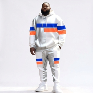 Wholesale Unisex Custom Polyester Cotton Tracksuit Set Pink Zip Hoodie Winter Windbreaker Quick Dry Breathable Elastic Waist - Product Image 6