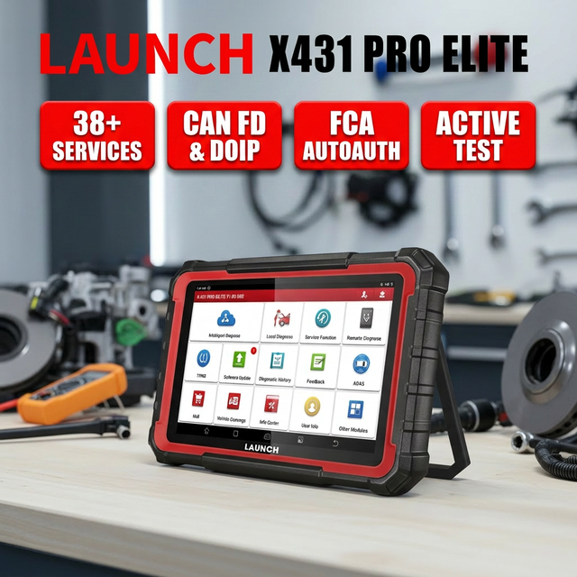 2026 New LAUNCH X431 PRO ELITE  Bidirectional Scan Tool Full System Car Diagnostic Tablet