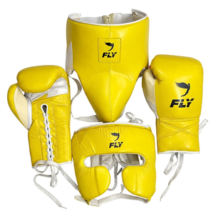 Conjunto de Entrenamiento de Boxeo de Cuero Personalizado con Guantes de Sparring, Protector de Cabeza y Protector Inguinal - Calidad Premium - Product Image 1