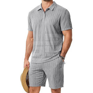 ชุดกางเกงขาสั้นผู้ชายแบบสวมใส่สบาย เหมาะสำหรับออกกำลังกาย วิ่ง ออกกำลังกายในฤดูร้อน และสวมใส่ลำลองทุกวัน - Product Image 2