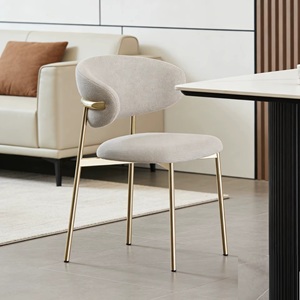 Nuevas Sillas de Comedor y Banquete de Metal Dorado Electrochapado, Estilo Casual, Precio Económico, en Venta - Product Image 5