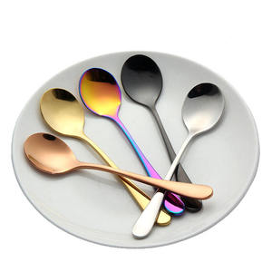 Juego de Cucharas de Acero Inoxidable con Forma de Corazón, para Postre, Yogur, Ensalada, Café, Helado, Colección de Vajilla Premium - Product Image 2