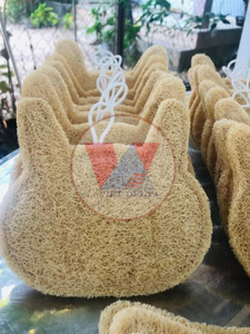 Natural Loofah Pet Chew Toys Friendly Dog and Small Animal Toy Wholesale Bulk Vietnam Supplier Multiple Sizes Available ANGLE - Product Image 3