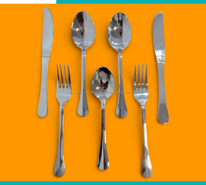 Ensemble de cuillères et fourchettes en acier inoxydable, luxe moderne, vaisselle de mariage, finition miroir, manche long, achat en gros pour la restauration - Product Image 2