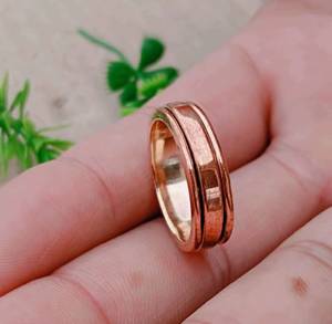 Healing High Quality <b>Spinner</b> <b>Ring</b> Handmade Fashion Pure Copper Meditation <b>Spinner</b> <b>Rings</b> Wedding Gift - Product Image 3