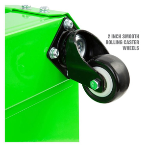 Taburete Rodante para Mecánico con 2 Cajones para Almacenamiento de Herramientas, Asiento Resistente para Taller, Capacidad de 280 lb, Ruedas Giratorias, Modelo GAPGAR027 - Product Image 2