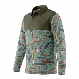 เสื้อโปโลใหม่ปี 2026 ขายส่ง แบบซับลิเมชั่น แขนยาว สีสันตามสั่ง ป้องกันแสงแดดระดับมืออาชีพ UPF 50 ผ้าฝ้ายผสม ระบายอากาศได้ดี - Product Image 5