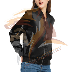 Chaqueta de Satén para Mujer, Invierno, Larga, Cortavientos, Transpirable, Ecológica, de Alta Calidad, Nuevo Estilo - Product Image 5