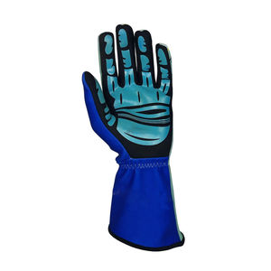 Premium Karting Gloves for Racing <b>Full</b> Finger Anti-<b>Slip</b> Palm Hook Loop Closure Lightweight Design Enhanced Control Driver - Product Image 3