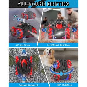 Auto RC Ricaricabile 4WD per Tutti i Terreni, Veicolo Telecomandato con Rotazione a 360 Gradi e 2 Batterie - Product Image 4