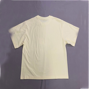 T-shirt Homme Oversize Col V 100% Coton Épais Anti-Plis avec Logo Sérigraphié Effet Délavé Acide Style Rétro Vintage OEM - Product Image 6
