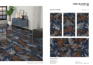 Carreaux de porcelaine les plus vendus, finition haute brillance, dimensions 60x120cm, 600x1200mm, 24x48, pour revêtements muraux et sols intérieurs modernes. - Product Image 2