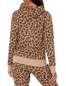 Sweat-shirt oversize pour femme, sweat à capuche en polaire, automne-hiver, basique, manches longues, confortable, pull élégant, taille personnalisée - Product Image 5