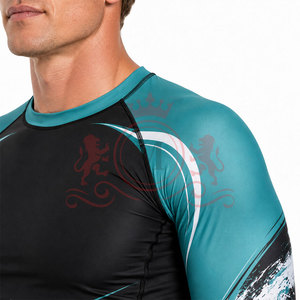 Durable Performance Clothing With Comfortable <b>Compression</b> Fit Rash Guard For Water Sports Rash Guard - Product Image 5