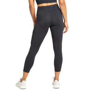 Leggings de yoga pour femmes, design personnalisé, spandex/polyester, extensibles dans quatre directions, antibactériens, avec cordon de serrage, pour l'entraînement - Product Image 5