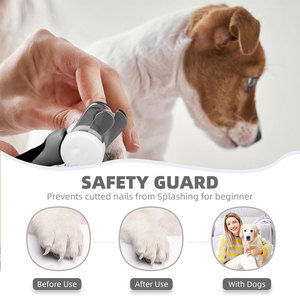 ที่ตัดเล็บสัตว์เลี้ยงแบบมีด้ามจับตามหลักสรีรศาสตร์ ทำจากไม้และสแตนเลสคุณภาพสูง พร้อมตัวป้องกันความปลอดภัย สำหรับดูแลสัตว์เลี้ยง - Product Image 2