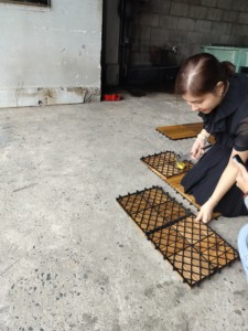 Industrial Solid Acacia Wood Deck <b>Tile</b> 300x300mm Click Moisture Proof Outdoor Flooring for Terrace Backyard Balcony Pool Garden - Product Image 5