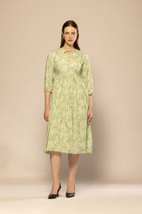 Nuevo Diseño de Vestido Estampado Abstracto para Mujer, Vestido Casual para Uso Diario, Disponible a un Precio Accesible - Product Image 2