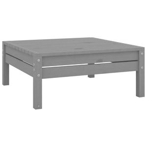 Ensemble de salon de jardin en pin massif gris, 6 pièces, durable et élégant, mobilier d'extérieur - Product Image 5