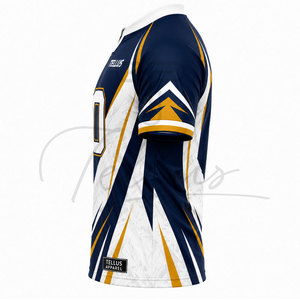 Top Seller New Fashion Rugby Jersey For Team Wear Custom Logo Silicon Printing New Best Quality Quick Dry Sublimation Jersey - Product Image 2