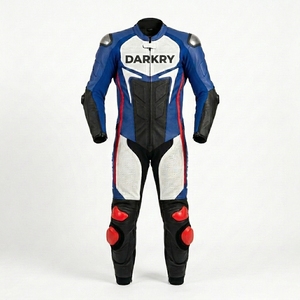 Combinaison de course en cuir personnalisée pour moto, équipement de protection pour motard, vêtements de motard pour la piste, en cuir de vachette, fabricant OEM - Product Image 2