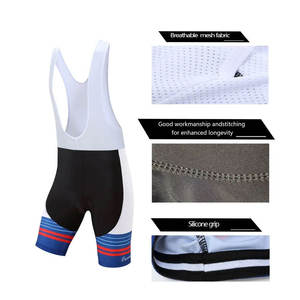 Conjunto de Maillot y Culotte de Ciclismo Personalizado OEM al por Mayor, Uniforme de Secado Rápido, Ligero y Transpirable, 100% Poliéster, Colores Personalizados para Equipo - Product Image 5
