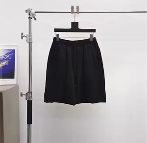 Pantalones cortos de algodón de alta calidad de peso pesado Puff estampado Streetwear pantalones cortos casuales pantalones de chándal para hombres pantalones cortos Unisex deporte - Product Image 4