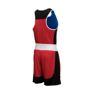 Ensemble d'uniformes de boxe réversibles unisexes professionnels 2 pièces (haut/culotte) pour adultes, entraînement MMA, kickboxing, arts martiaux, respirant - Product Image 2