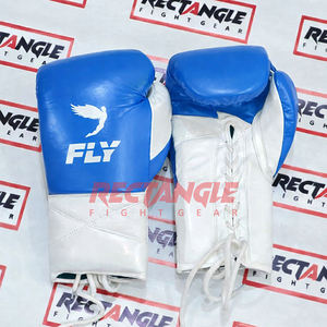 Nuevos Guantes de Boxeo con Cordones para Competición de Kickboxing, Modelo Fly, Precio Económico, Cuero Vacuno Genuino, para Sparring y Muay Thai - Product Image 4