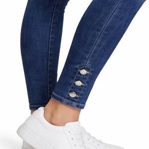 Pantalon en jean large pour femme, en coton, décontracté, vente en gros, fabrication OEM ODM, design et impression de vêtements haut de gamme - Product Image 4