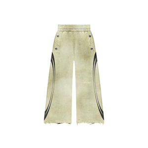 Ensemble de survêtements oversize à coupe ample pour l'hiver, taille plus, épaules tombantes, design personnalisé, imprimé, strass, tie-dye, lavage à l'acide - Product Image 4