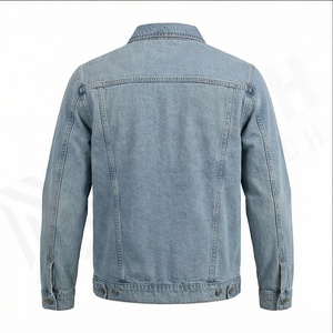 Veste en jean personnalisée de qualité supérieure pour hommes Style Hip Hop Respirant Séchage rapide Hiver Logo avant - Product Image 3