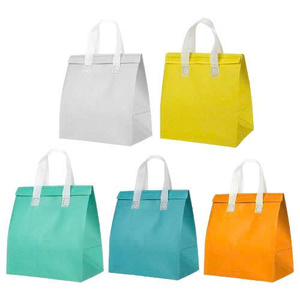 Sac isotherme CENPLAS NW-F en non-tissé thermosoudé, recyclable, pour pique-nique, courses, déjeuner, lait, aliments, gâteaux - Vente en gros - Product Image 2