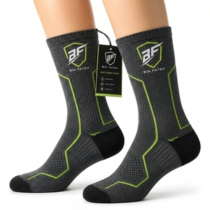 Men's <b>Socks</b> 100% Waterproof Breathable Men's Crew Dress <b>Socks</b> Anti-Slip <b>Winter</b> Knitted Solid Pattern Men's <b>Socks</b> With OEM - Product Image 5