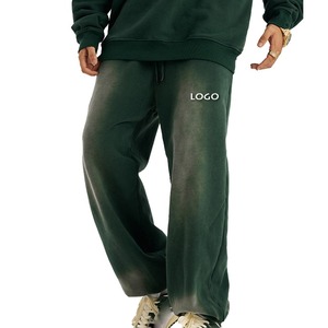 Fabricante de Pantalones Deportivos Personalizados, Pantalones de Chándal de Mezcla de Algodón, Ropa Deportiva Transpirable, Marca Privada, Fabricante OEM ODM - Product Image 5