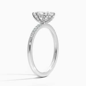 Anillo BOJ 054 con Corte Marquise, Plata 925, Viviana, Moissanita con Cobertura de un Cuarto, Certificado GRA, 2ct D, Anillo de Aniversario de Bodas - Product Image 2