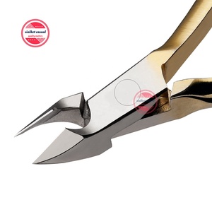 กรรไกรตัดเล็บ4/5/6มม.,อุปกรณ์ตกแต่งเล็บสเตนเลสสตีลแบบมืออาชีพแหนบแบบสปริงคู่ปรับแต่งโลโก้ได้ - Product Image 3