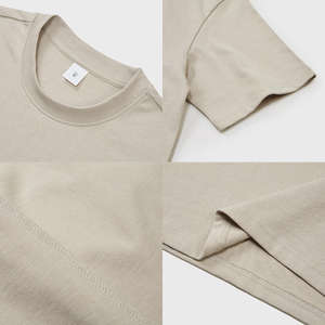 Camiseta de Algodón Sostenible para Hombre, Tacto Suave, Fibra Natural, Informal, Básica, para Uso Diario - Product Image 3