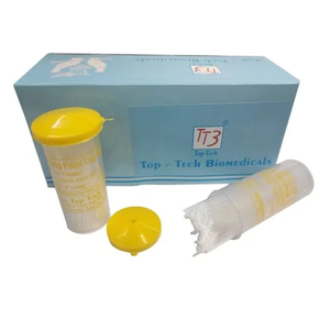 Tubes capillaires pour point de fusion TOP TECH BIOMEDICALS, un extrémité scellée, verre de laboratoire de qualité supérieure, précision de 1 % pour une mesure précise du point de fusion - Product Image 1