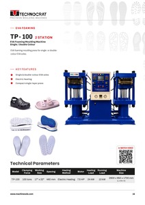 Technocrat 2 Station, équipement de moulage automatique haute productivité pour semelles EVA et Crocs EVA, avec prix compétitif et garantie de 2 ans - Product Image 3