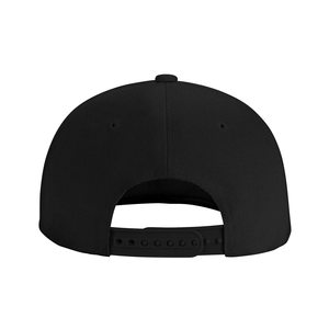 Casquette Snapback Noire à 6 Panneaux en Coton Unisexe Ajustée Décontractée Couleur Unie Adulte Quatre Saisons - Product Image 6