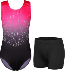 Nouveau justaucorps de gymnastique pour adultes, sans manches, pour l'été, en coton noir, pour la danse, pour filles - Product Image 2