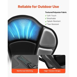 1 Pezzo Sedile per Kayak Spessore 2,5 cm, Supporto Schienale Universale per Paddle Board, Imbottito Morbido per Sit-on-Top, Accessori per Stand-Up Paddleboarding - Product Image 6