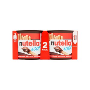 Nutella & GO Crème de noisettes et de cacao avec bâtonnets de pain, pot de collation, 1,8 oz (lot de 3) - Product Image 1